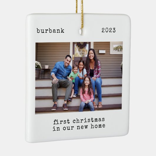 新しいミニマルホームで初めてのクリスマス2の写真 セラミックオーナメント (右)