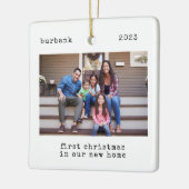 新しいミニマルホームで初めてのクリスマス2の写真 セラミックオーナメント (左)