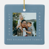 新しいミニマルホームで初めてのクリスマス2の写真 セラミックオーナメント (裏面)