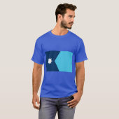 新しいミネソタ州の旗 Tシャツ (正面フル)