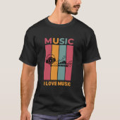 新しいミュージックシャツ Tシャツ (正面)