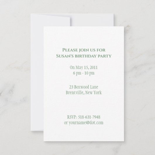 新しいメイジェミニ〔占星術の〕十二宮図誕生日の招待 招待状 (裏面)