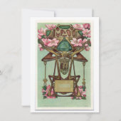 新しいメージジェミニ〔占星術の〕十二宮図誕生日招待状 招待状 (正面)