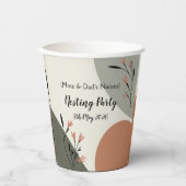 新しいモダンパーティーを親にネスト 紙コップ (正面)