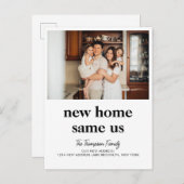 新しいモダンホーム同じ米国の写真の移動 案内ポストカード (正面/裏面)