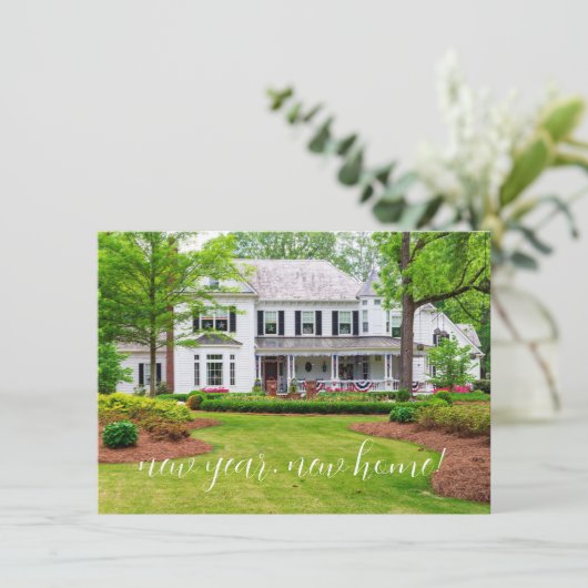 新しいモダンホーム引越し写真のお知らせ 案内状 (スタンド正面)