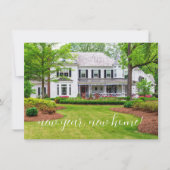 新しいモダンホーム引越し写真のお知らせ 案内状 (正面)