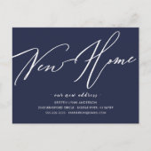 新しいモダンホーム移動のお知らせのスクリプトを作成  ポストカード (正面)