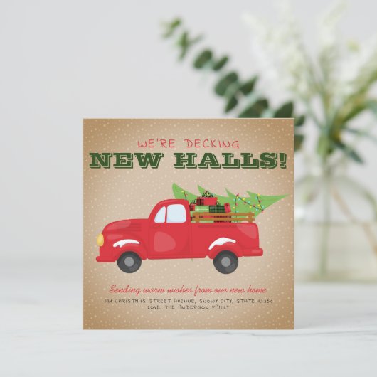 新しいモダンホールをデッキクリスマストラック移動 案内状 (スタンド正面)