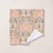 新しいモダンボホパターン バスタオルセット (ウォッシュタオル)