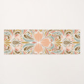 新しいモダンボホパターン ヨガマット (裏面(横))