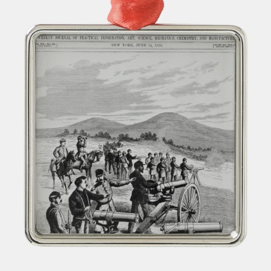 新しいモデルのガトリング砲 メタルオーナメント (正面)