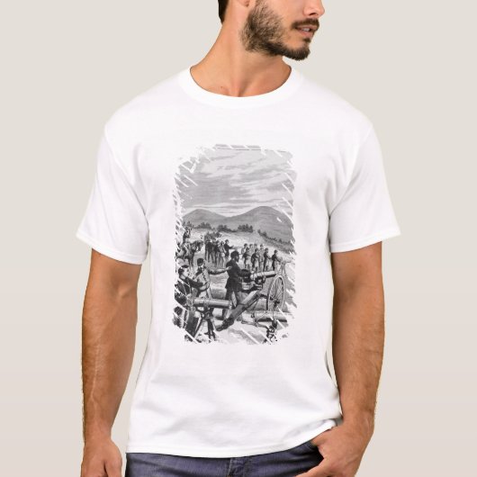 新しいモデルのガトリング砲 Tシャツ (正面)