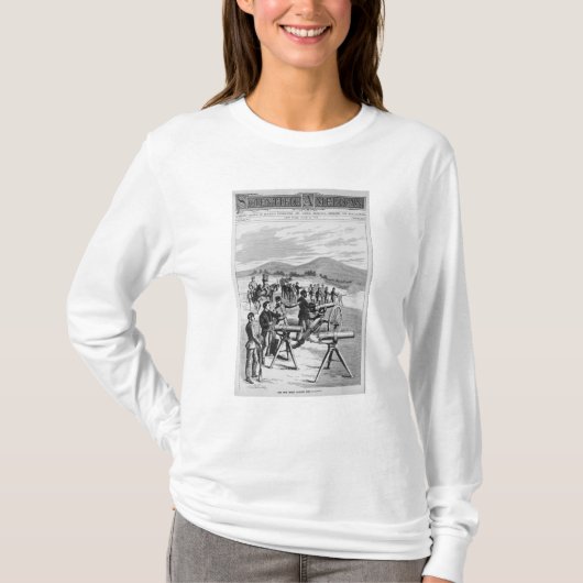 新しいモデルのガトリング砲 Tシャツ (正面)