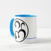 新しいモンスーンのロゴのマグ マグカップ (正面左)