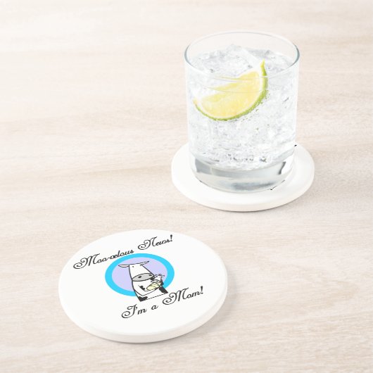 新しいモーお母さんのプレゼント コースター (側面)