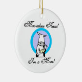 新しいモーお母さんのプレゼント セラミックオーナメント (右)