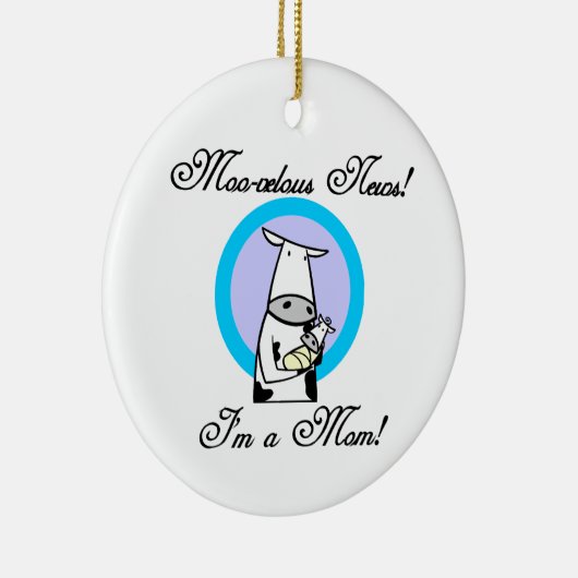 新しいモーお母さんのプレゼント セラミックオーナメント (右)