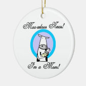 新しいモーお母さんのプレゼント セラミックオーナメント (左)