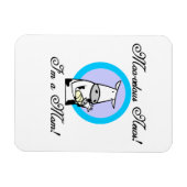 新しいモーお母さんのプレゼント マグネット (横)