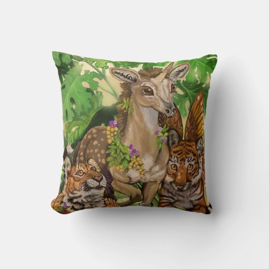 『新しいユニコーンの無実』 クッション (正面)