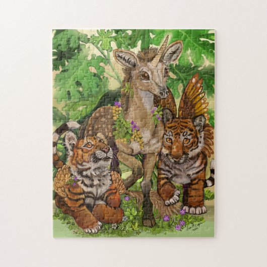 『新しいユニコーンの無実』 ジグソーパズル (縦)