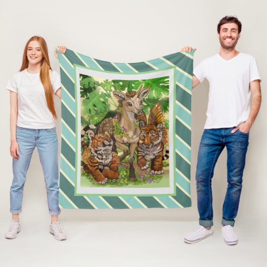 『新しいユニコーンの無実』 フリースブランケット (インサイチュ)