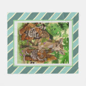 『新しいユニコーンの無実』 フリースブランケット (正面(横))