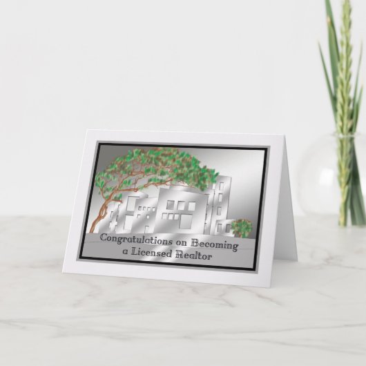 新しいライセンス不動産仲介業者 カード (正面)