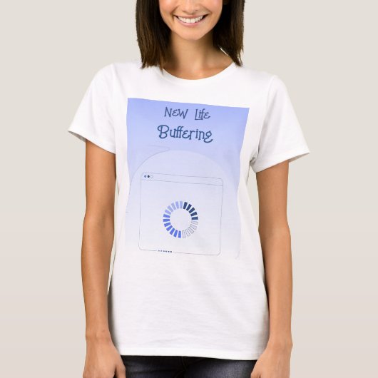 新しいライフバッファリング Tシャツ (正面)