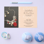 新しいラグジュアリー製品のピンクエレガントの招待状を提示 チラシ (シングル)