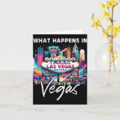 新しいラスベガスラブベイビーフォーホリデイズインベガス カード (黄色い花)