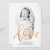 新しいラブスクリプト写真誕生のお知らせ シーズンカード (正面/裏面)