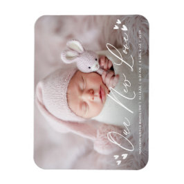 新しいラブスクリプト写真誕生のお知らせ マグネット