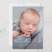 新しいラブスクリプト写真誕生のお知らせ 案内状 (正面)