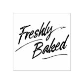 新しいラベル焼いた付け木製スタンプ ラバースタンプ (インプリント)