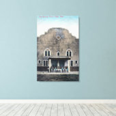 新しいリッジウェイ劇場の外観 キャンバスプリント (インサイチュ (ウッドフロア))