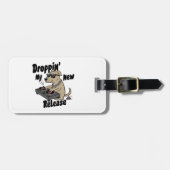 新しいリリースドッグヒップホップ ラゲッジタグ (正面横)