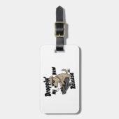 新しいリリースドッグヒップホップ ラゲッジタグ (正面縦)