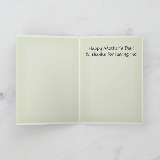 新しいリリー(マザーズデイカード) カード (内部)