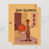 新しいルックハロウィーンポストカード ポストカード (正面/裏面)