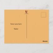 新しいルックハロウィーンポストカード ポストカード (裏面)