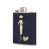 新しいルックヴィンテージ1950年代のファッション フラスク (左)