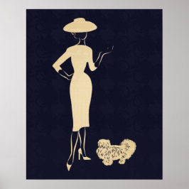 新しいルックヴィンテージ1950年代のファッション ポスター