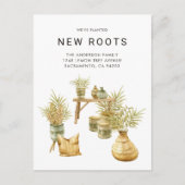 新しいルーツの水の色を動かす植え付け 案内ポストカード (正面)