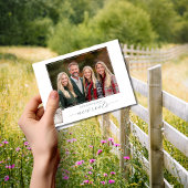 新しいルーツをダウンさせるMoving Announcement w/Photo ポストカード