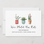 新しいルーツを動かす 案内状 (正面)