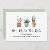 新しいルーツを動かす 案内状 (正面/裏面)