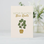 「新しいルーツを植えた」動くグリーティングカード サンキューカード (スタンド正面)