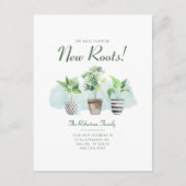 新しいルーツを植え付け新しいアドレスを移動 案内ポストカード (正面)